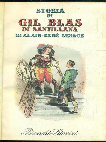 Storia di Gil Bas di Santillana - A.-René Lesage - copertina