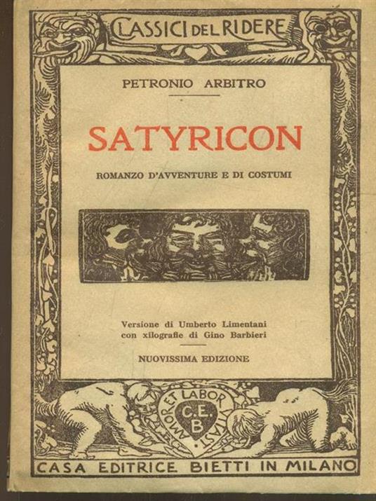 Satyricon - Arbitro Petronio - 3