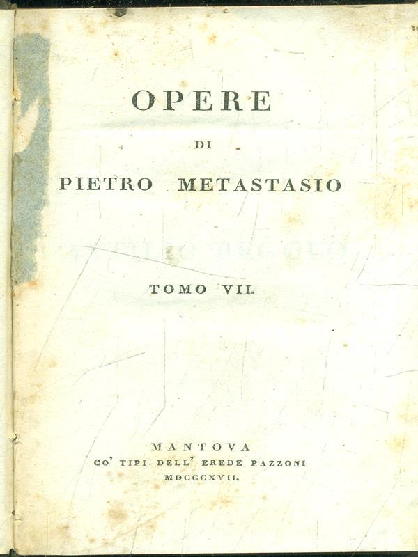 Opere tomo VII