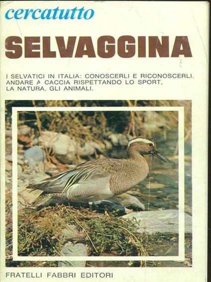 Selvaggina - copertina