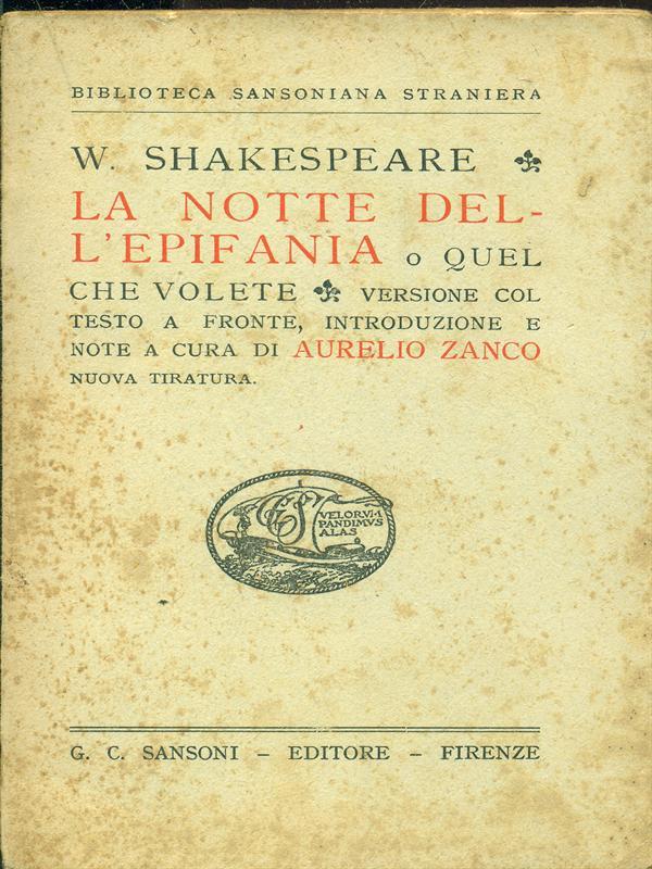 La notte dell'epifania