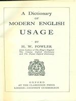 A Dictionary of Modern English Usage