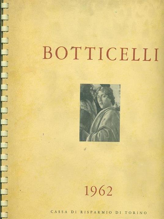 Botticelli 1962 - copertina