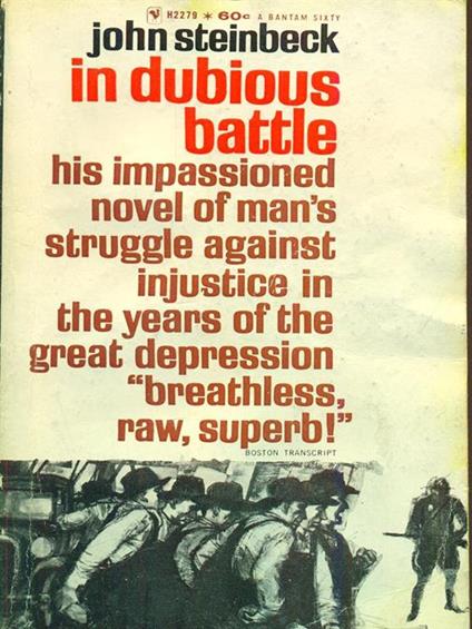 In dubious battle - John Steinbeck - copertina