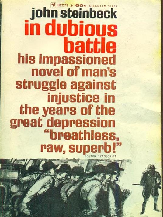 In dubious battle - John Steinbeck - copertina