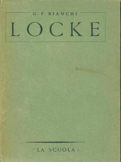 Locke - Gianfranco Bianchi - copertina
