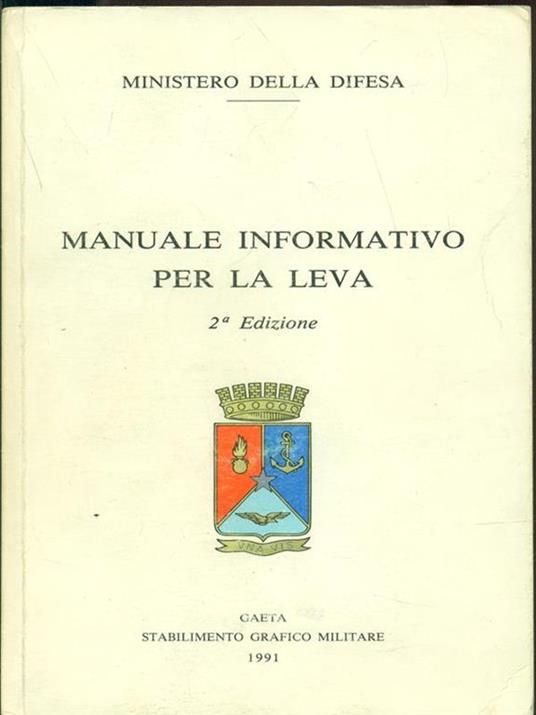 Manuale informativo per la leva - copertina