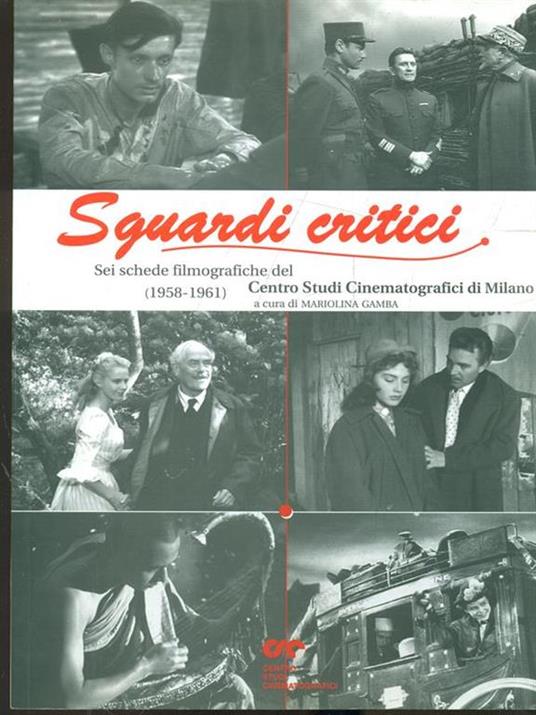 Sguardi critici - Mariolina Gamba - copertina