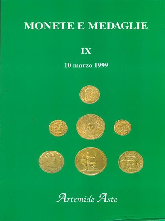 Monete e medaglie IX 10 36220 - copertina