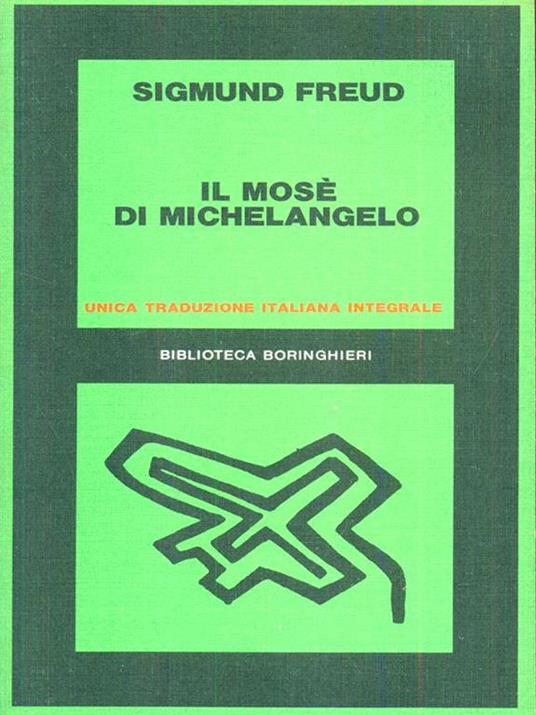 Il Mose di Michelangelo - Sigmund Freud - copertina