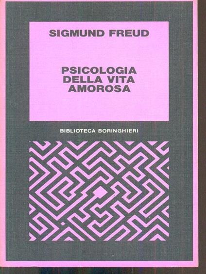 Psicologia della vita amorosa - Sigmund Freud - copertina