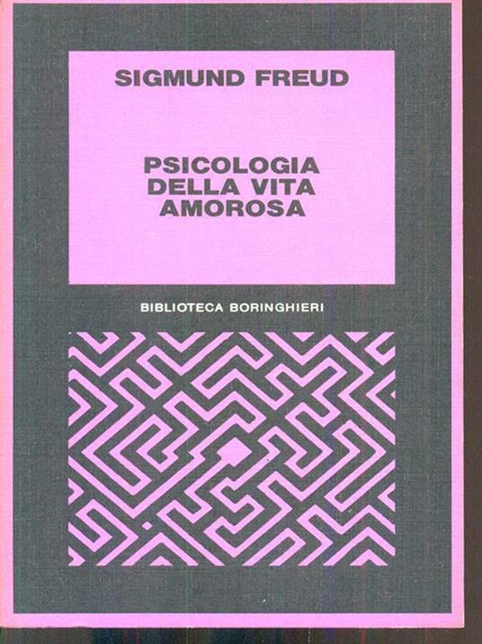Psicologia della vita amorosa - Sigmund Freud - copertina