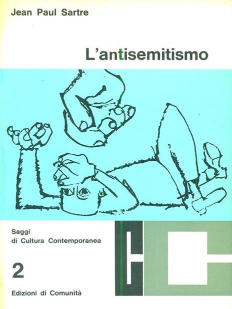 L' antisemitismo - Jean-Paul Sartre - copertina