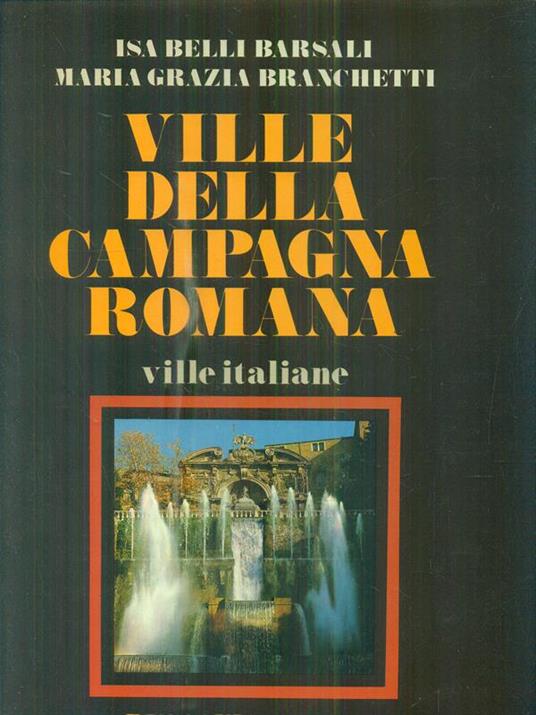 Ville della campagna Romana - Isa Belli Barsali - copertina