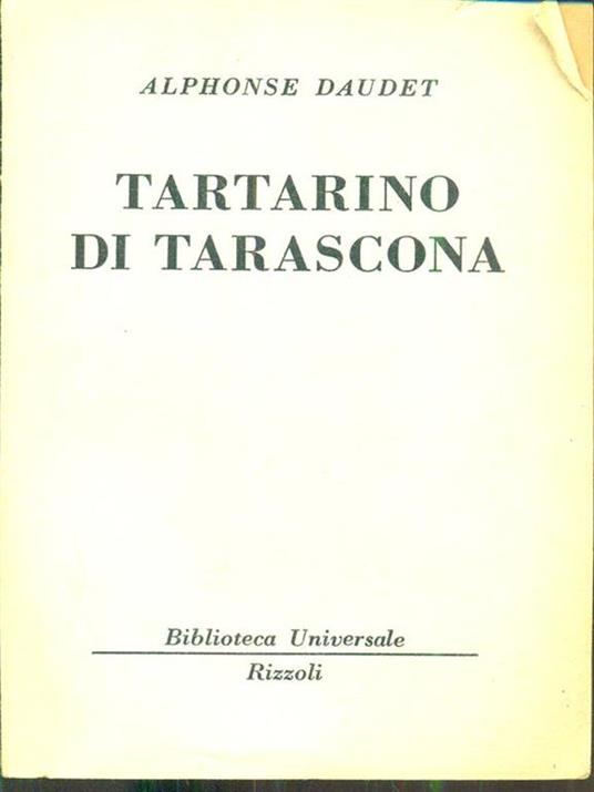 Tartarino di Tarascona - Alphonse Daudet - copertina