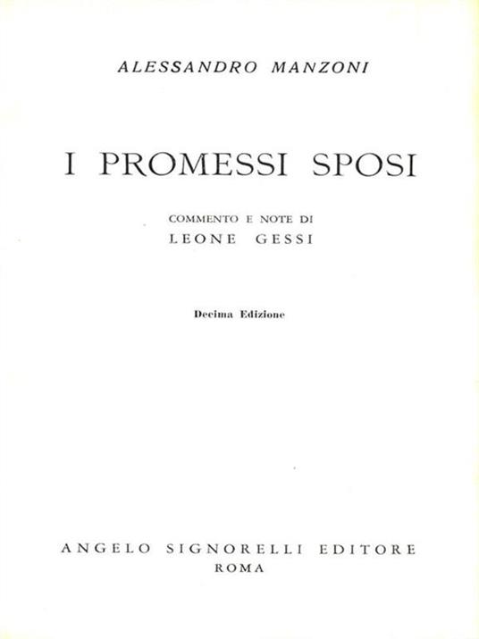 I Promessi Sposi - Alessandro Manzoni - 3