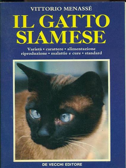 Il gatto siamese - Vittorio Menassé - copertina