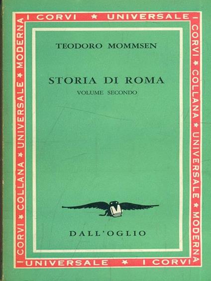 Storia di Roma vol. 2 - Theodor Mommsen - copertina