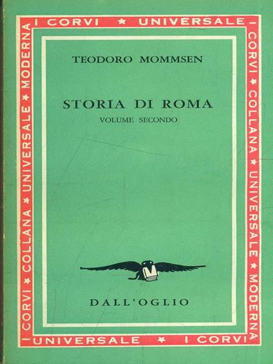 Storia di Roma vol. 2 - Theodor Mommsen - copertina