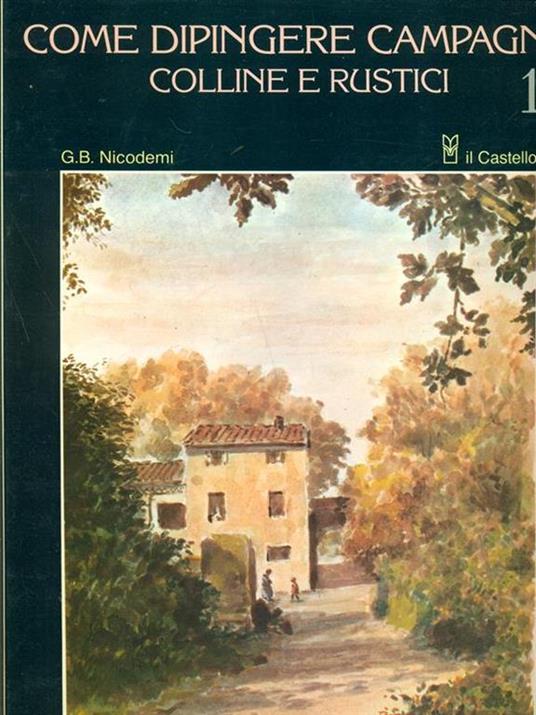 Come dipingere campagne, colline e rustici n.18 - Giorgio Nicodemi - copertina