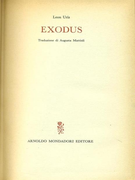 Exodus - Leon M. Uris - 2
