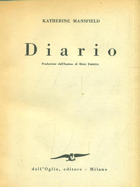 Diario - Katherine Mansfield - copertina