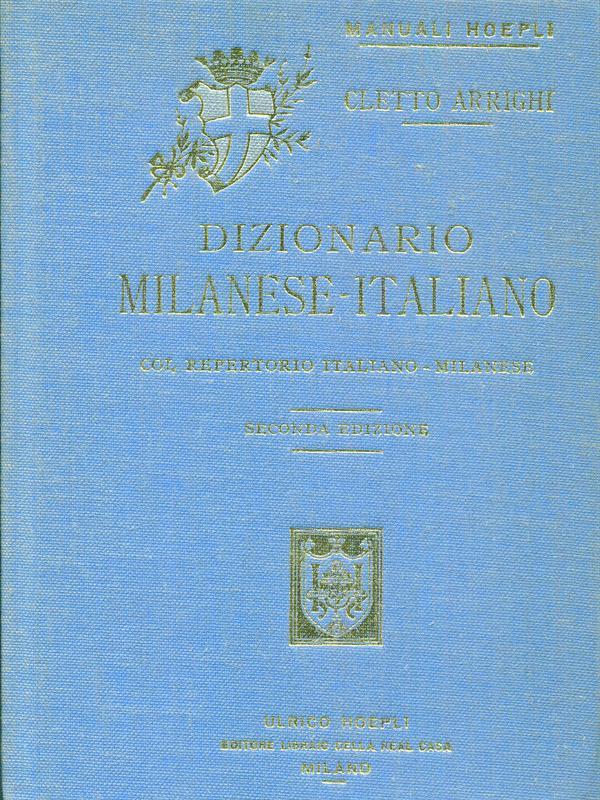 Dizionario milanese-italiano