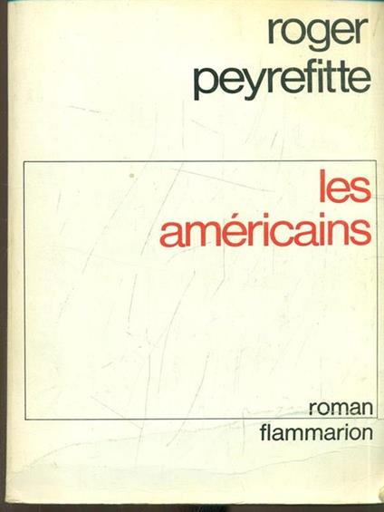 Les americains - Roger Peyrefitte - copertina