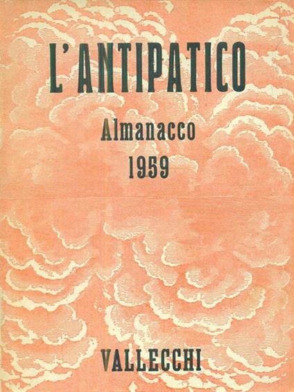 L' antipatico. almanacco 1959 - copertina