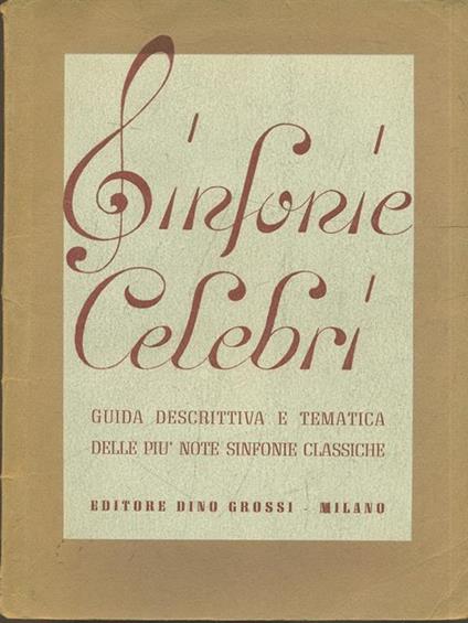 Sinfonie celebri - copertina