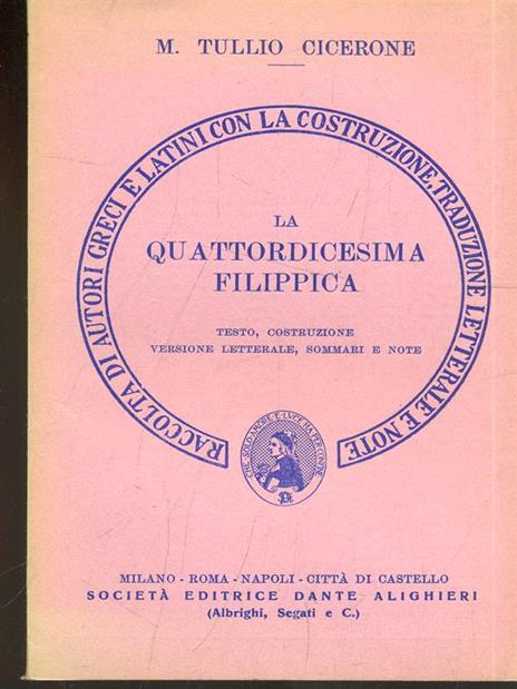 La quattordicesima Filippica - M. Tullio Cicerone - 9
