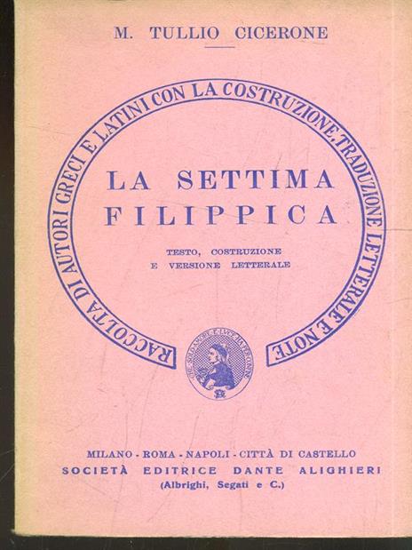 settima filippica - M.Tullio Cicerone - 3