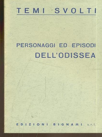Personaggi ed episodi dell'Odissea - copertina