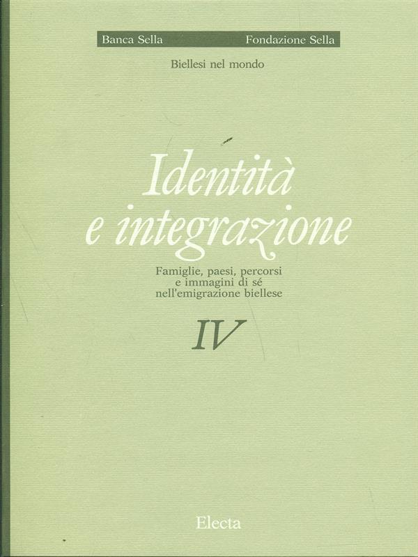 Identità e integrazione vol.4