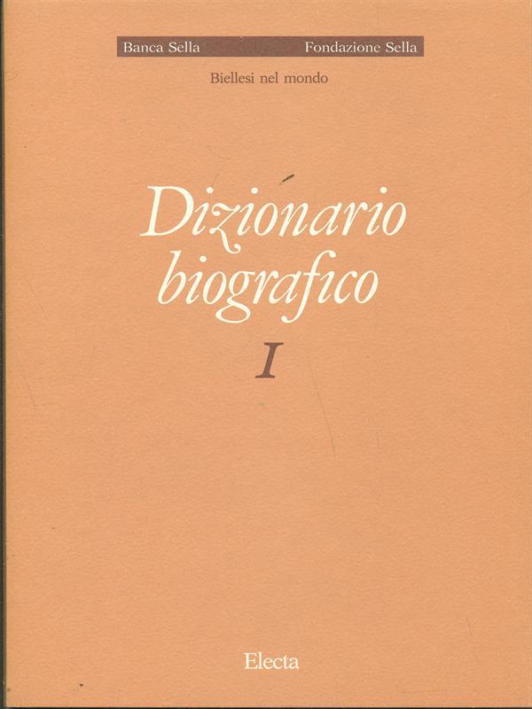 Dizionario biografico vol.1