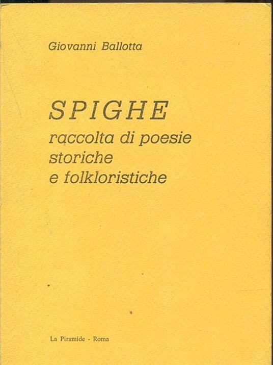 Spighe - copertina
