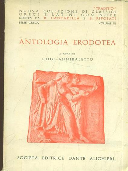Antologia erodotea - Luigi Annibaletto - copertina