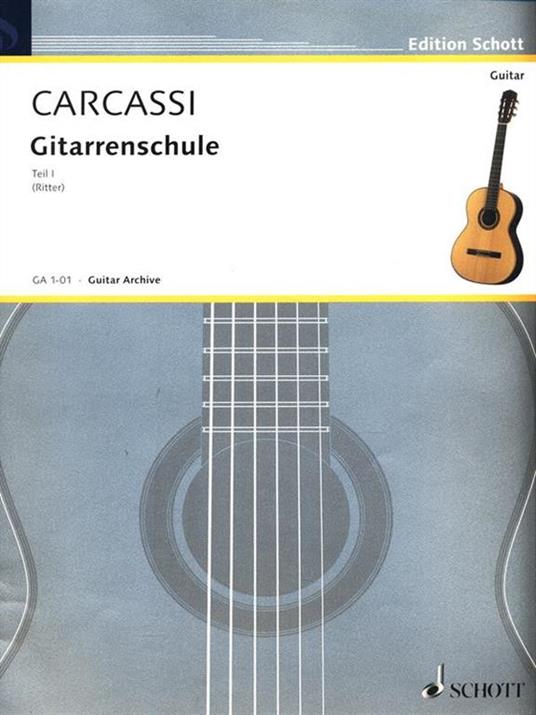 Gitarrenschule. Teil I - Matteo Carcassi - copertina