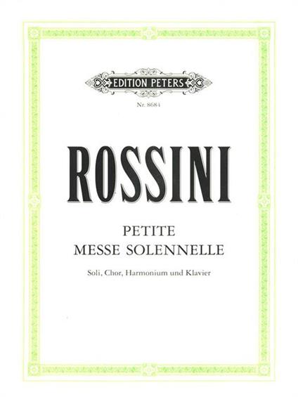 Petite messe solennelle - Gioachino Rossini - copertina