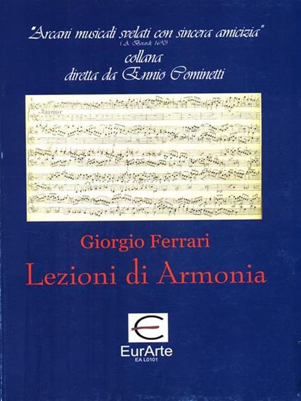 Lezioni di Armonia - Ferrari Giorgio - copertina
