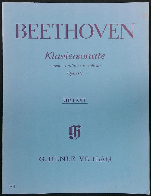 Sonate - Klaviersonate in C-moll Do min Op 111