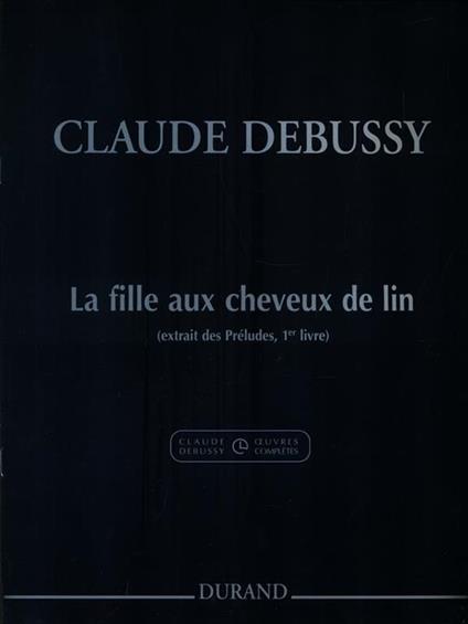 La fille aux cheveux de lin (extrait des Préludes, 1er livre) - Claude Debussy - copertina