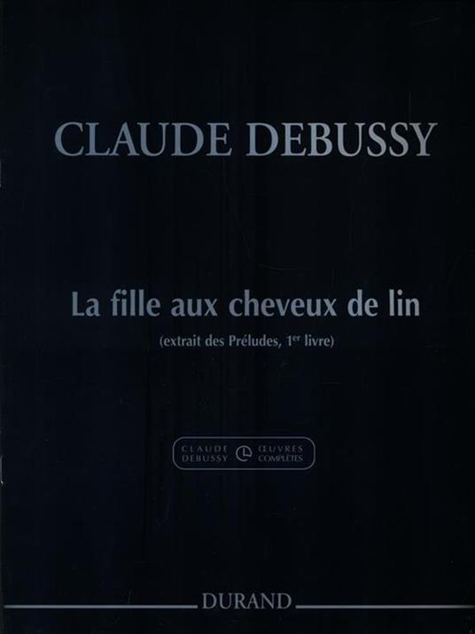 La fille aux cheveux de lin (extrait des Préludes, 1er livre) - Claude Debussy - copertina