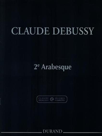 2e Arabesque - Claude Debussy - copertina
