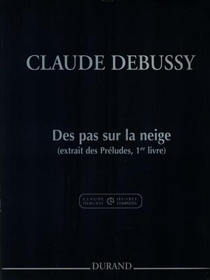Des pas sur la neige (extrait des préludes, 1er livre) - Claude Debussy - copertina