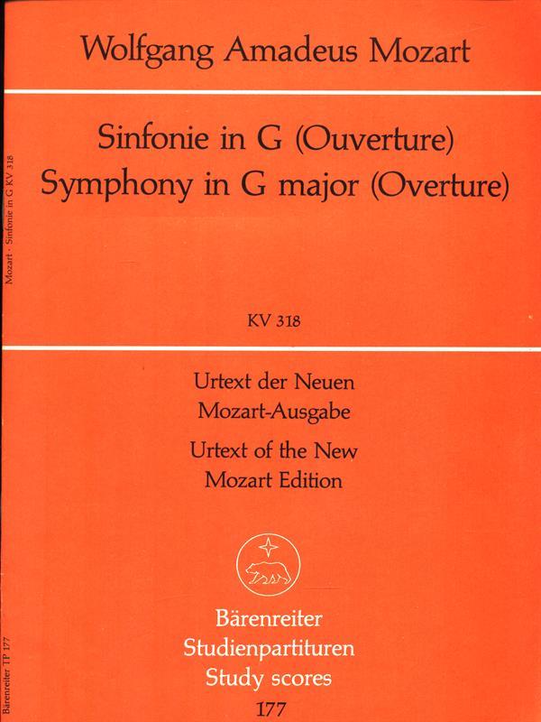 Sinfonie in G (Ouverure)