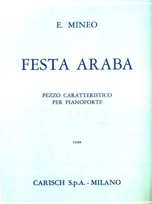 Festa Araba - E. Mineo - copertina