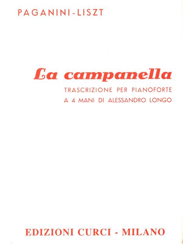 La Campanella. Trascrizioni per pianoforte a 4 mani di Alessandro Longo
