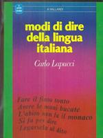 Modi di dire della lingua italiana