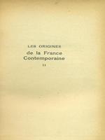 Les origines de la France Contemporaine II